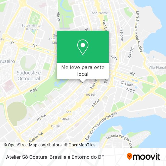 Atelier Só Costura mapa