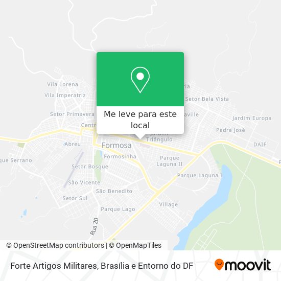 Forte Artigos Militares mapa