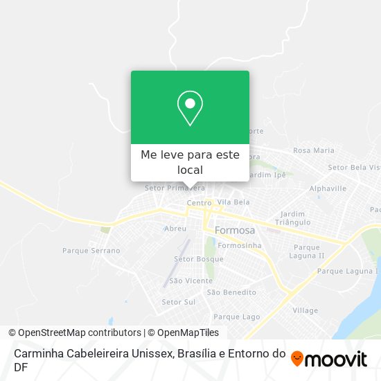 Carminha Cabeleireira Unissex mapa