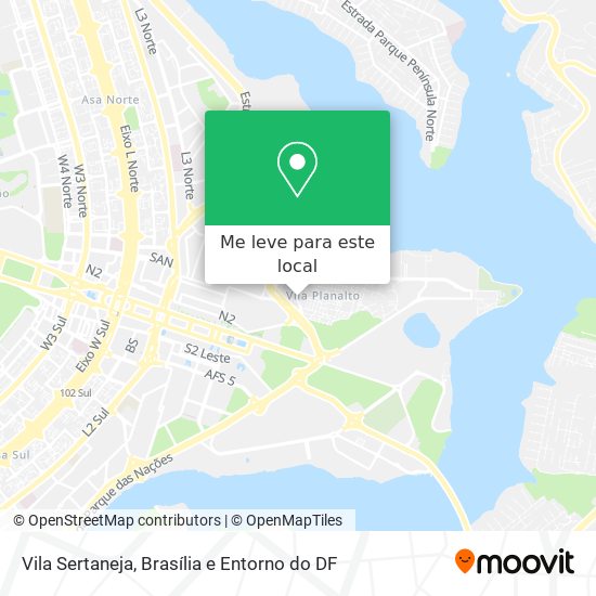 Vila Sertaneja mapa
