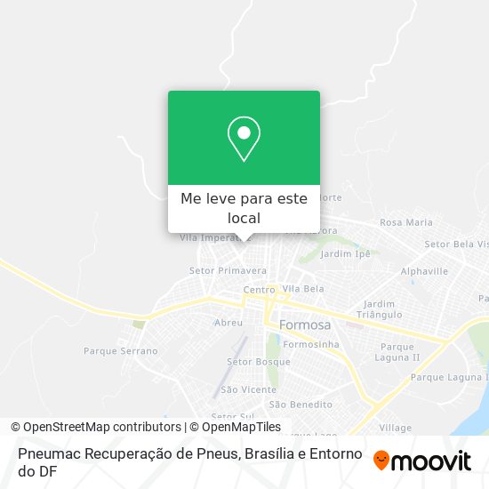 Pneumac Recuperação de Pneus mapa
