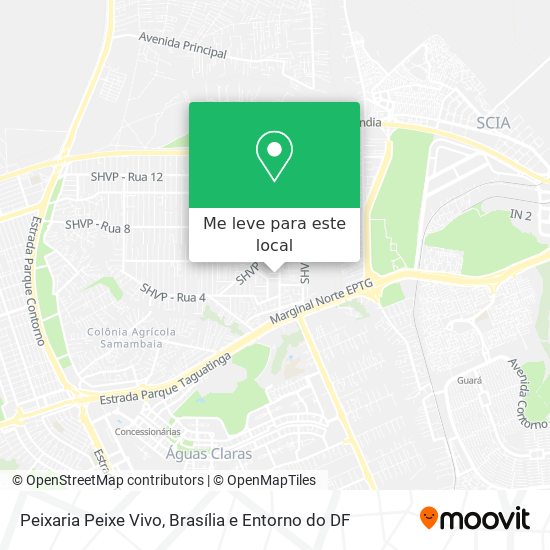 Peixaria Peixe Vivo mapa