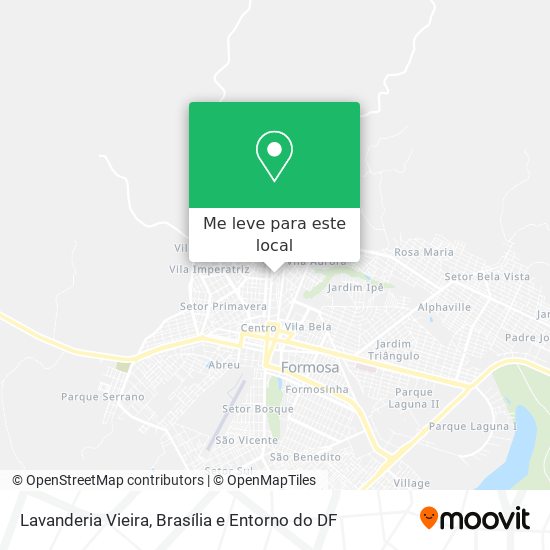 Lavanderia Vieira mapa