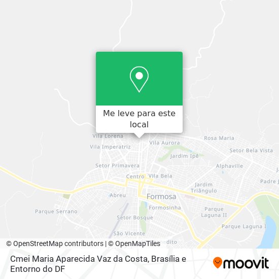 Cmei Maria Aparecida Vaz da Costa mapa