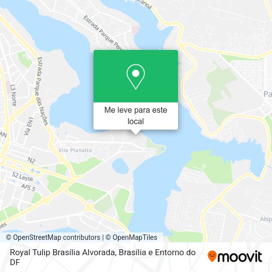 Royal Tulip Brasília Alvorada mapa