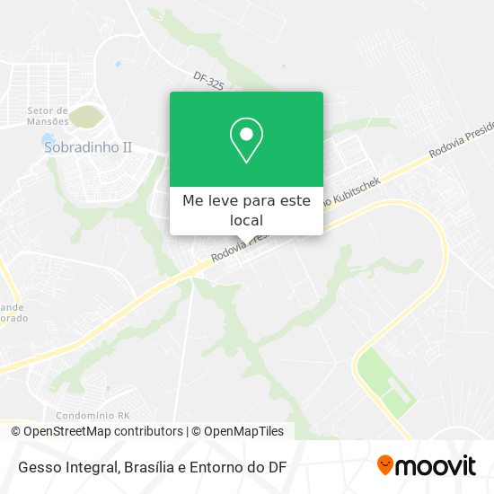 Gesso Integral mapa