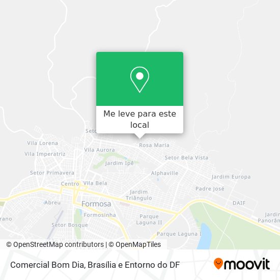 Comercial Bom Dia mapa