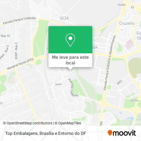 Top Embalagens mapa