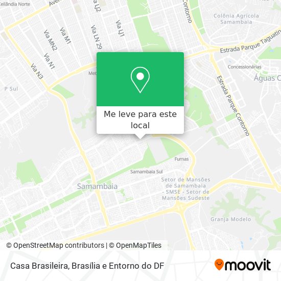 Casa Brasileira mapa