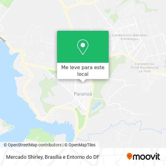 Mercado Shirley mapa