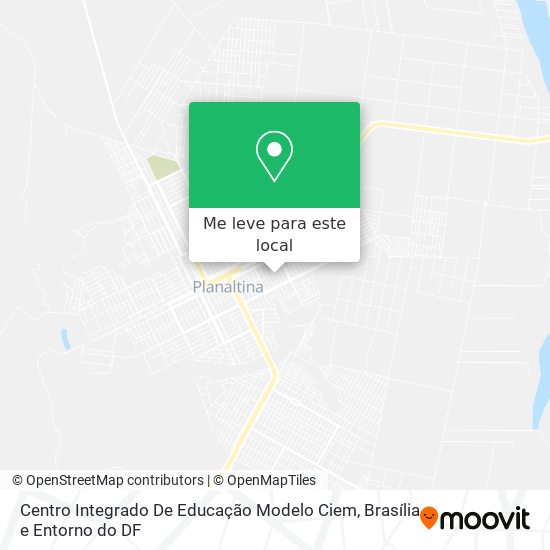 Centro Integrado De Educação Modelo Ciem mapa