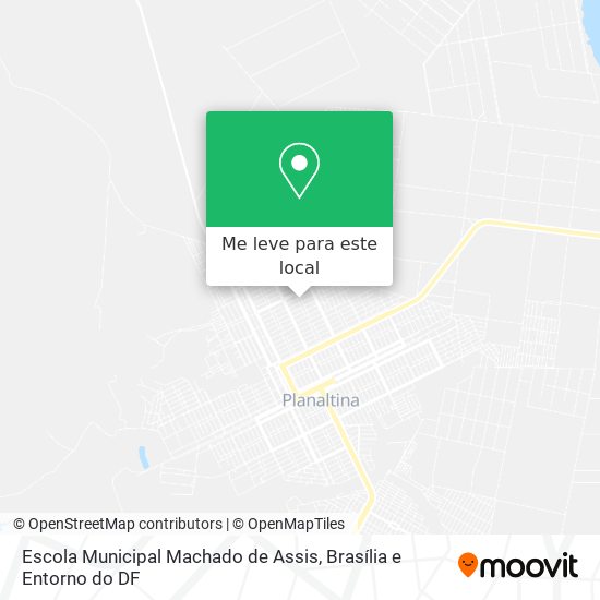 Escola Municipal Machado de Assis mapa