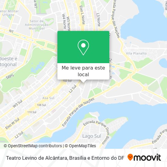 Teatro Levino de Alcântara mapa
