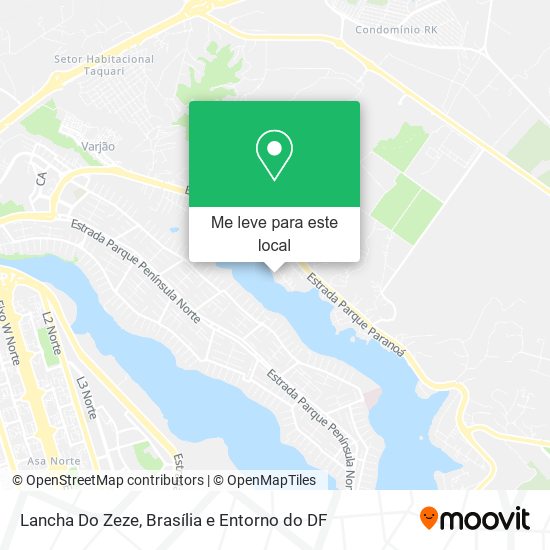 Lancha Do Zeze mapa