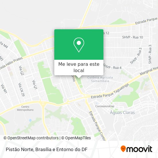 Pistão Norte mapa