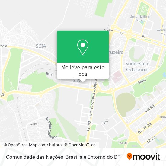 Comunidade das Nações mapa