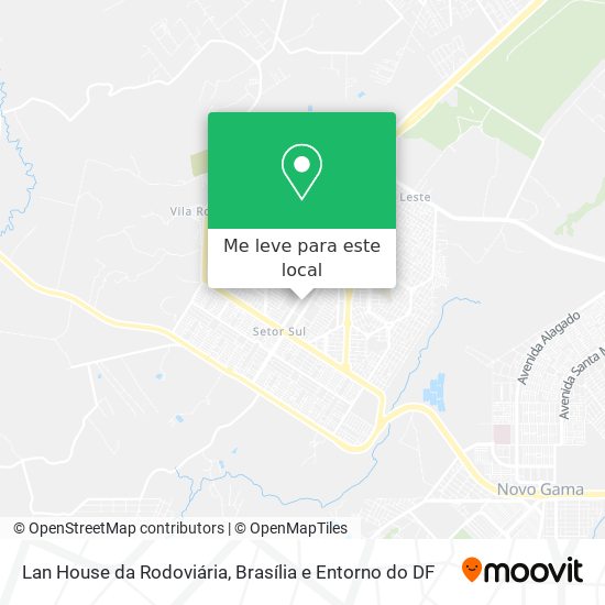 Lan House da Rodoviária mapa