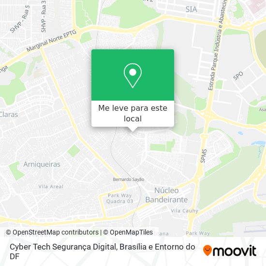 Cyber Tech Segurança Digital mapa