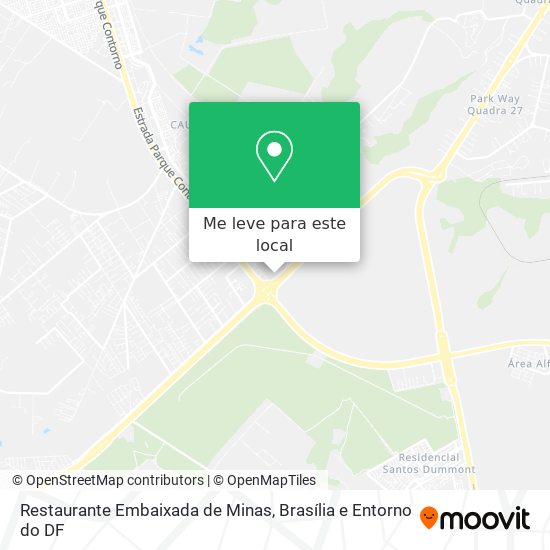 Restaurante Embaixada de Minas mapa