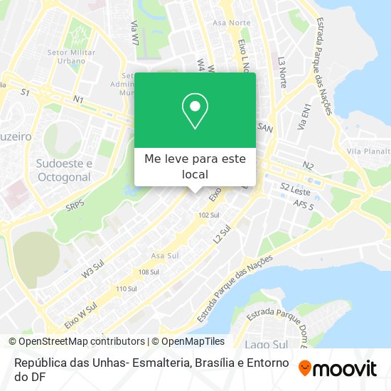 República das Unhas- Esmalteria mapa