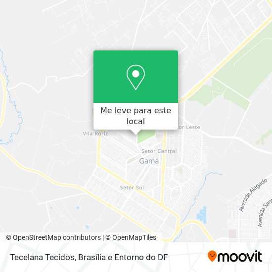 Tecelana Tecidos mapa