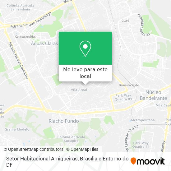 Setor Habitacional Arniqueiras mapa
