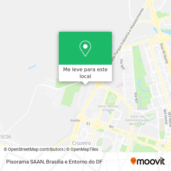 Pisorama SAAN mapa