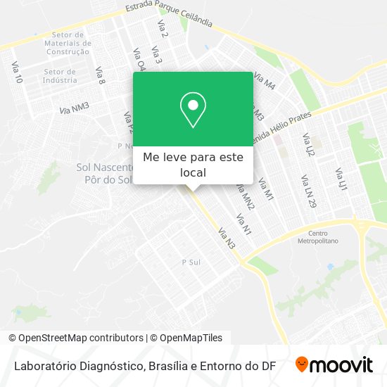 Laboratório Diagnóstico mapa