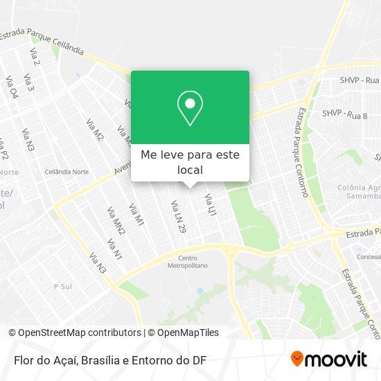 Flor do Açaí mapa