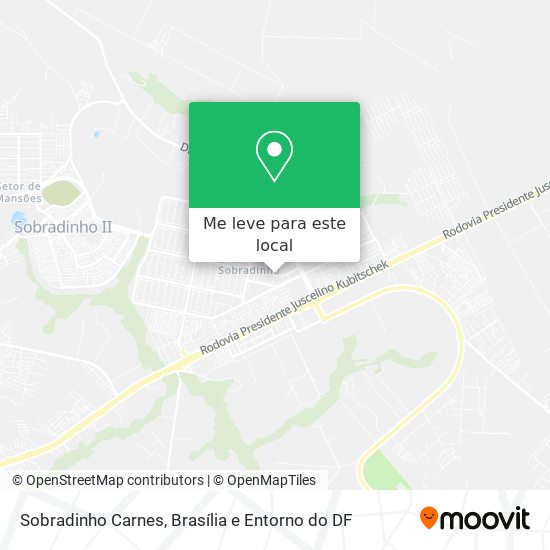 Sobradinho Carnes mapa