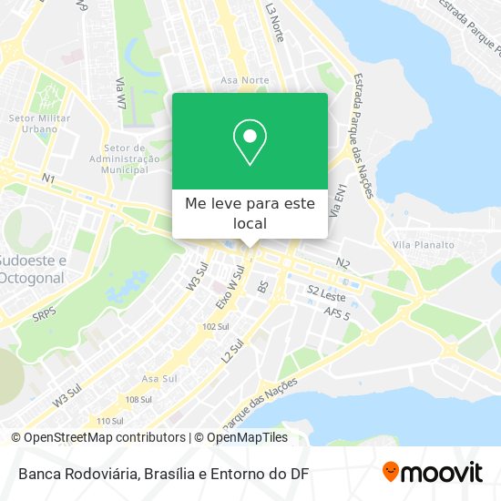 Banca Rodoviária mapa