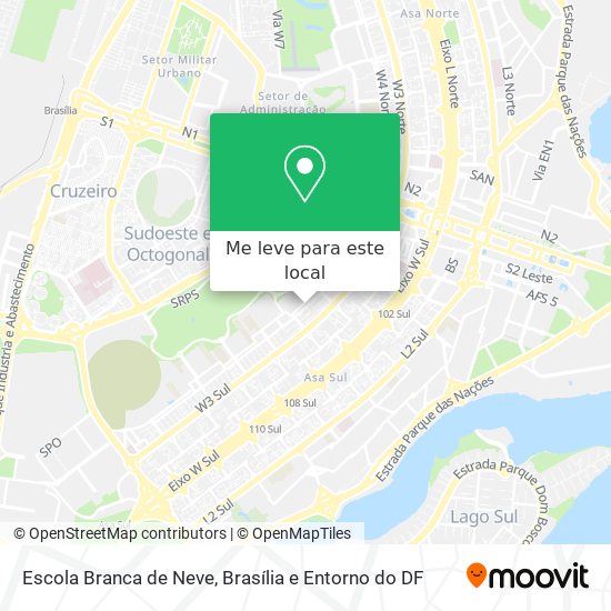 Escola Branca de Neve mapa