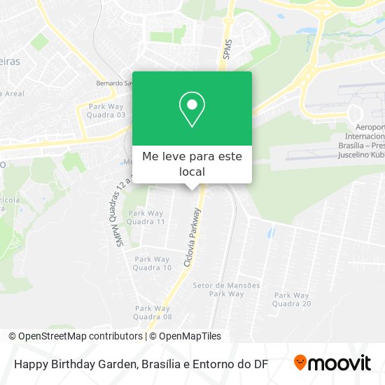 Happy Birthday Garden mapa