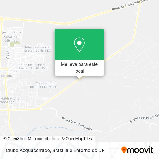 Clube Acquacerrado mapa
