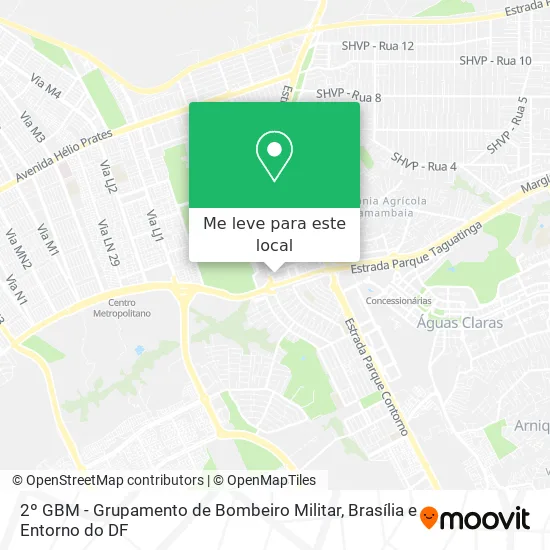 2º GBM - Grupamento de Bombeiro Militar mapa