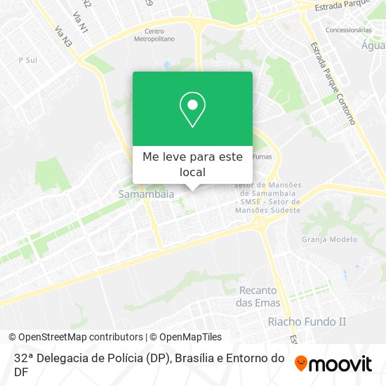 32ª Delegacia de Polícia (DP) mapa