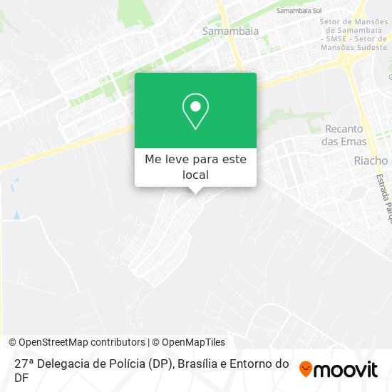 27ª Delegacia de Polícia (DP) mapa