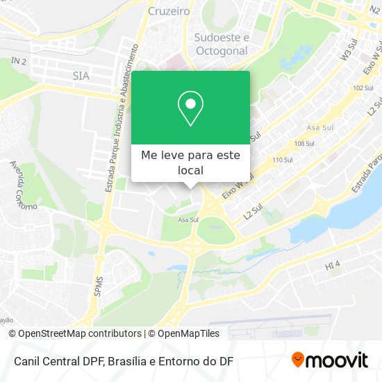 Canil Central DPF mapa