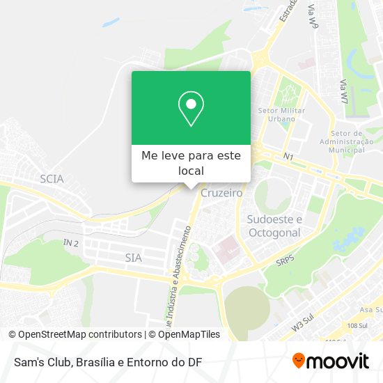 Sam's Club mapa
