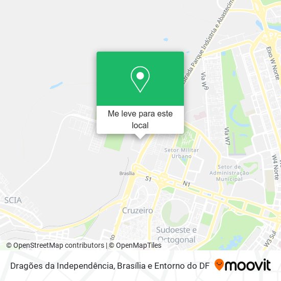 Dragões da Independência mapa