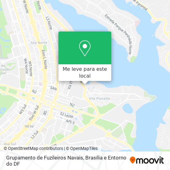 Grupamento de Fuzileiros Navais mapa