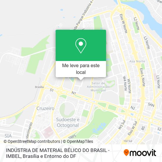 INDÚSTRIA DE MATERIAL BÉLICO DO BRASIL - IMBEL mapa