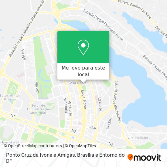 Ponto Cruz da Ivone e Amigas mapa