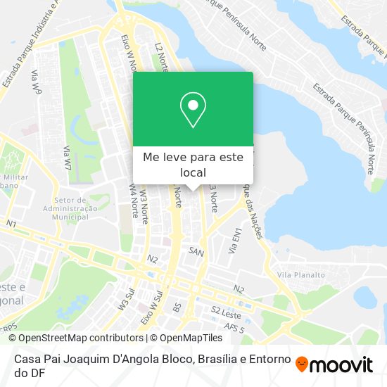 Casa Pai Joaquim D'Angola Bloco mapa