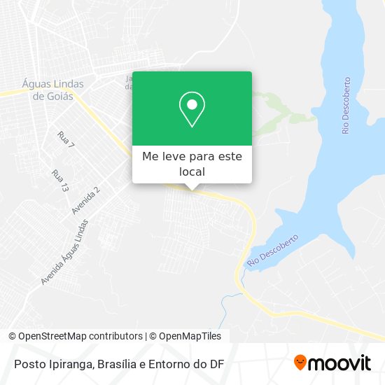 Posto Ipiranga mapa