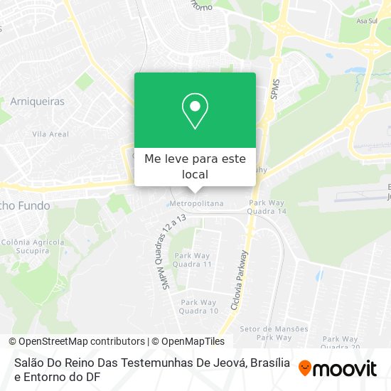 Salão Do Reino Das Testemunhas De Jeová mapa