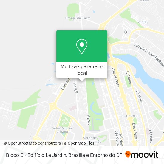 Bloco C - Edifício Le Jardin mapa