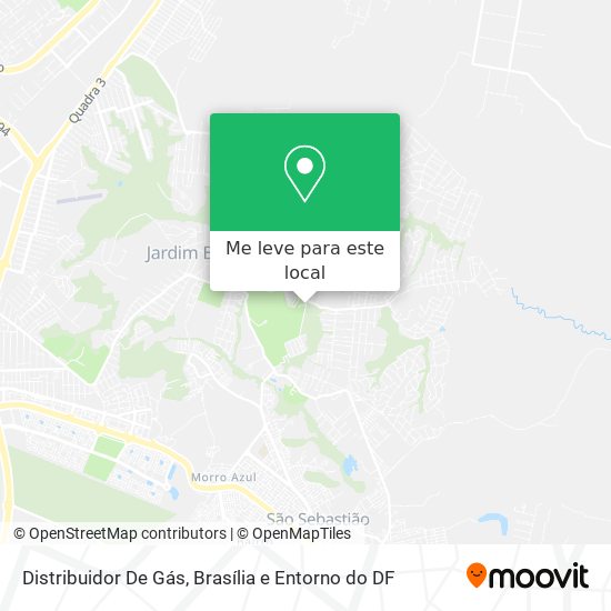 Distribuidor De Gás mapa
