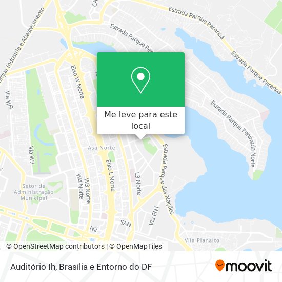 Auditório Ih mapa