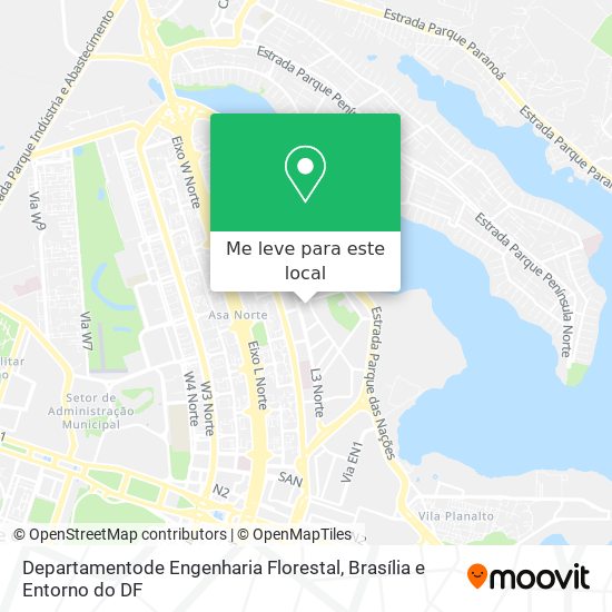 Departamentode Engenharia Florestal mapa